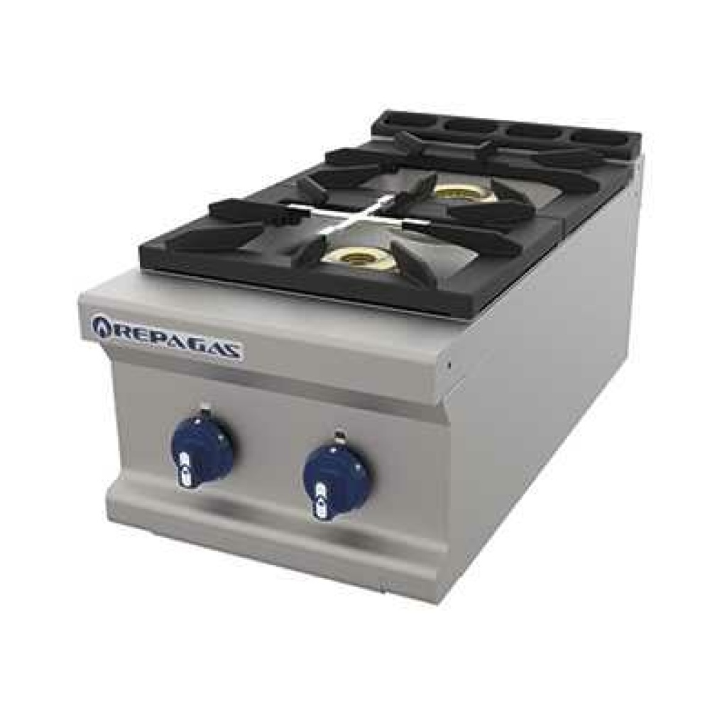 Cocina Industrial A Gas 2 Fuegos CG 720M PRO Repagas