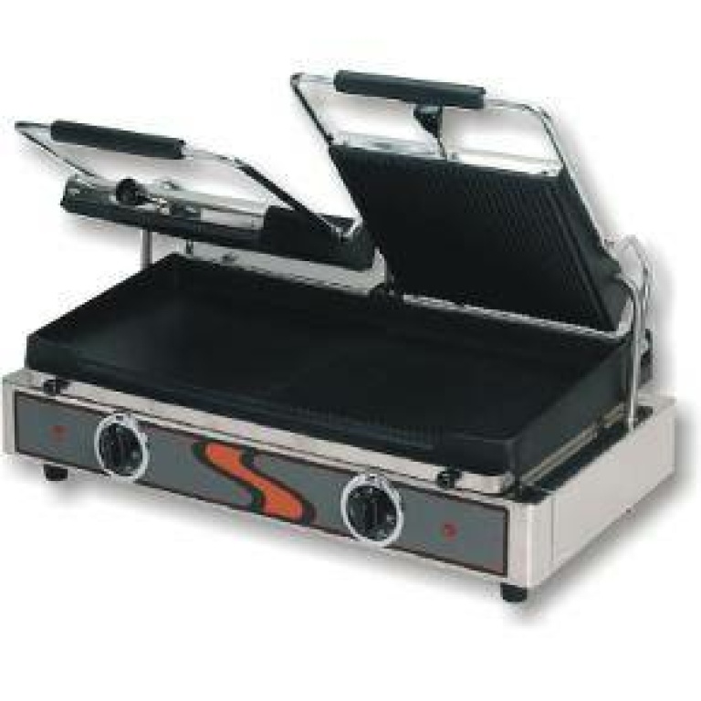 Grill-Sandwichera Profesional Eléctrica Doble Serie GR8