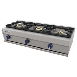 Cocina Industrial a Gas 3 Fuegos Serie 550 Gama Modular Repagas