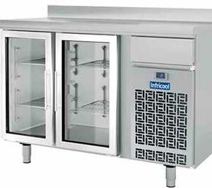 Frente Mostrador Refrigerado 2 Puertas Cristal IF602PCR Infricool