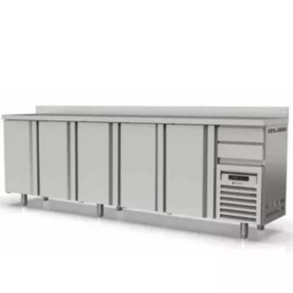 Frente Mostrador Refrigerado 5 Puertas Acero Inox FMR-300 Coreco