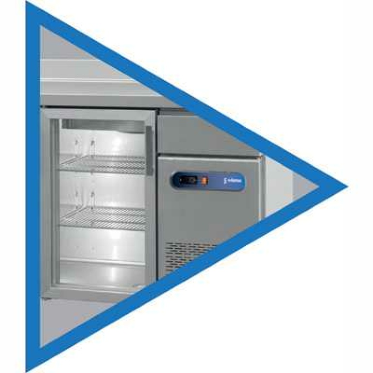 Bajomostrador Refrigerado 2 Puertas Cristal MPS 150HCPC Serie 600 Edenox