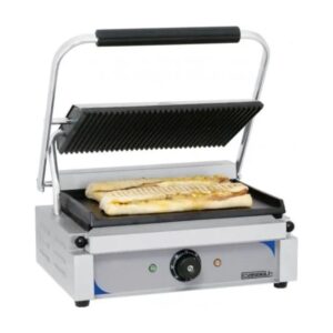 Grill sandwichera profesional panini ranurado-liso CGPRL Casselin