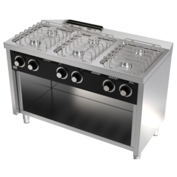 Cocina Industrial a Gas 6 Fuegos Basic con Estante CB6F600E HR (copia)