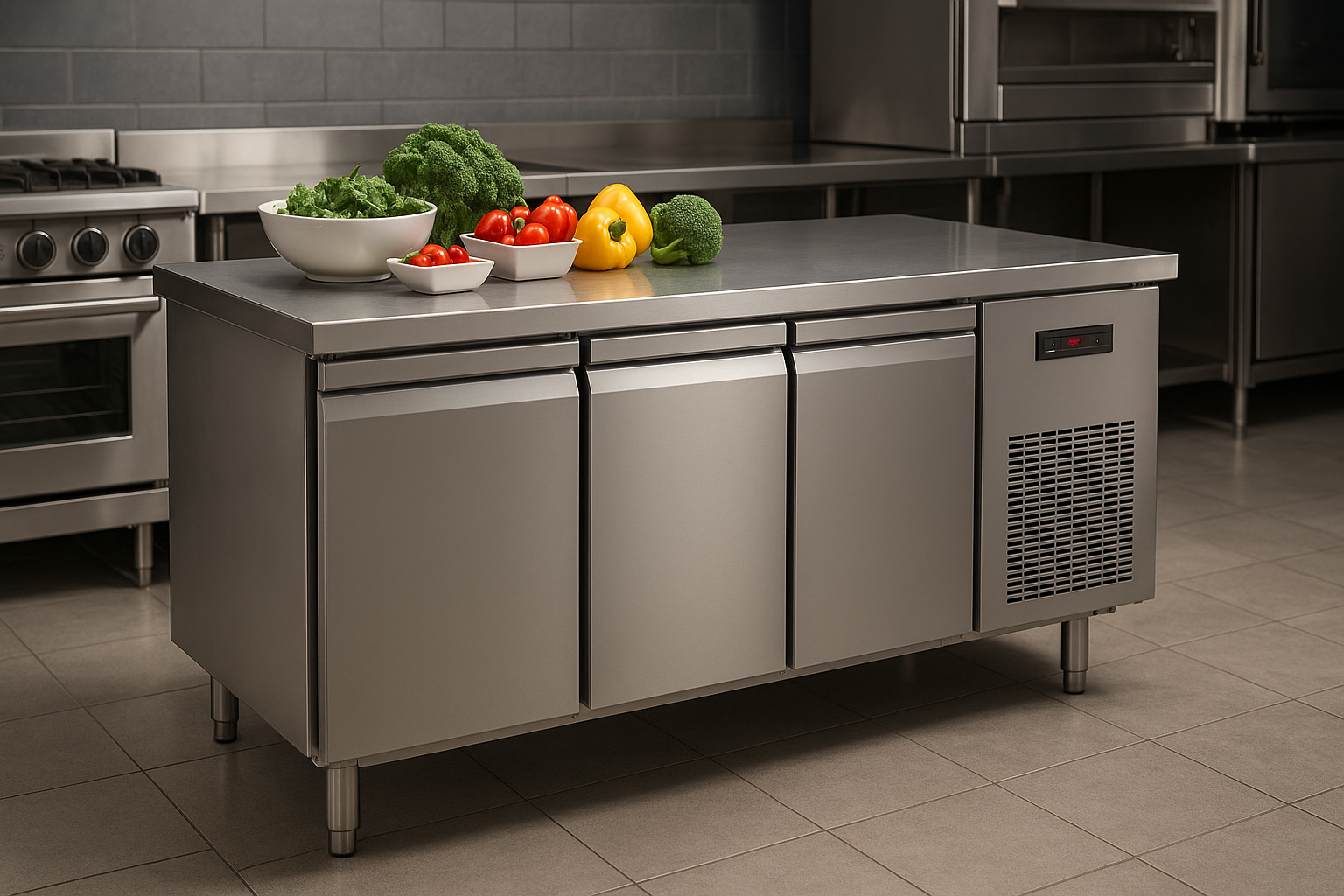 Mesa refrigerada